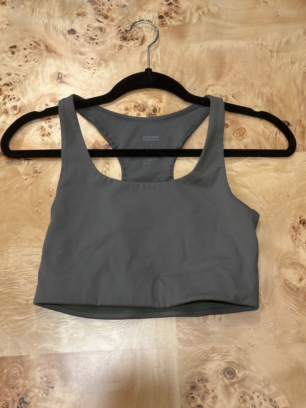 girlfriend collective Olive Racerback Sports Bra